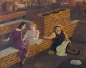 Roof Chats By John Sloan