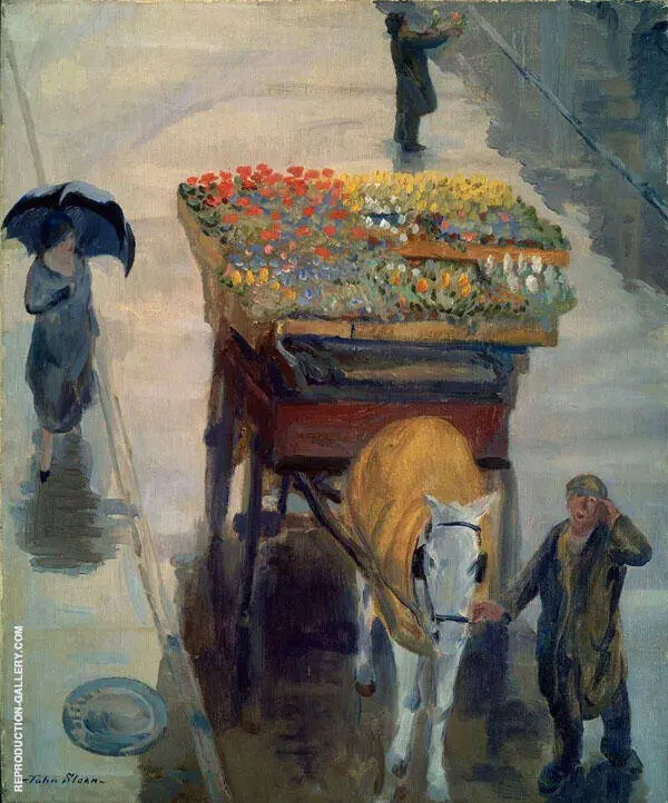 Spring Flowers 1924 By John Sloan