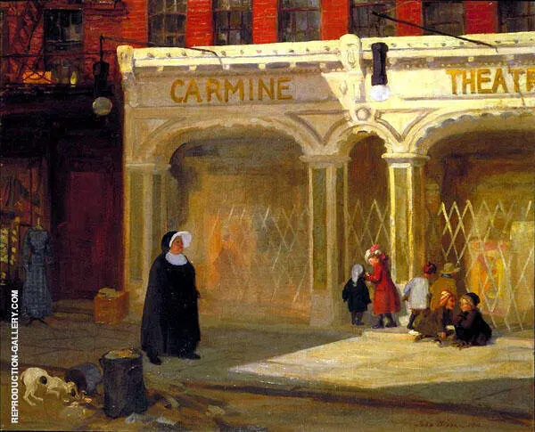 The Carmine Theater By John Sloan
