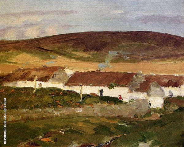 An Irish Cottage by Robert Henri | Oil Painting Reproduction