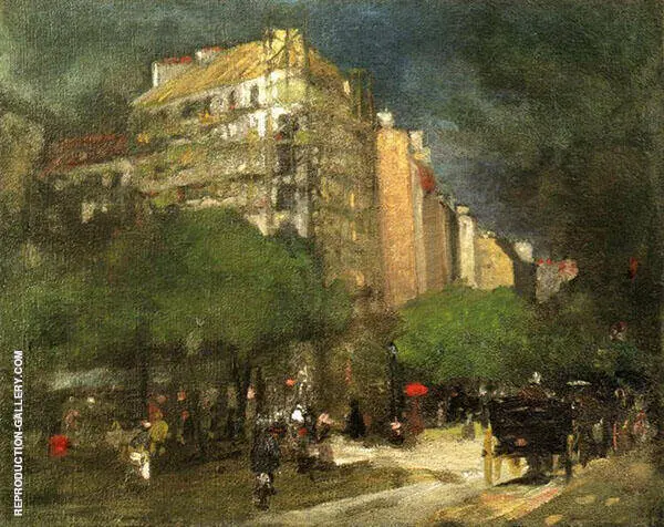 Cafe du Dome 1892 By Robert Henri