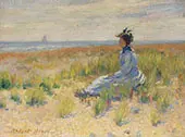 Girl Seated by The Sea 1893 By Robert Henri
