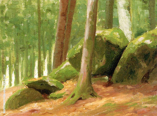 In The Woods c1890 by Robert Henri | Oil Painting Reproduction