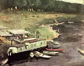 on The Marne 1899 By Robert Henri