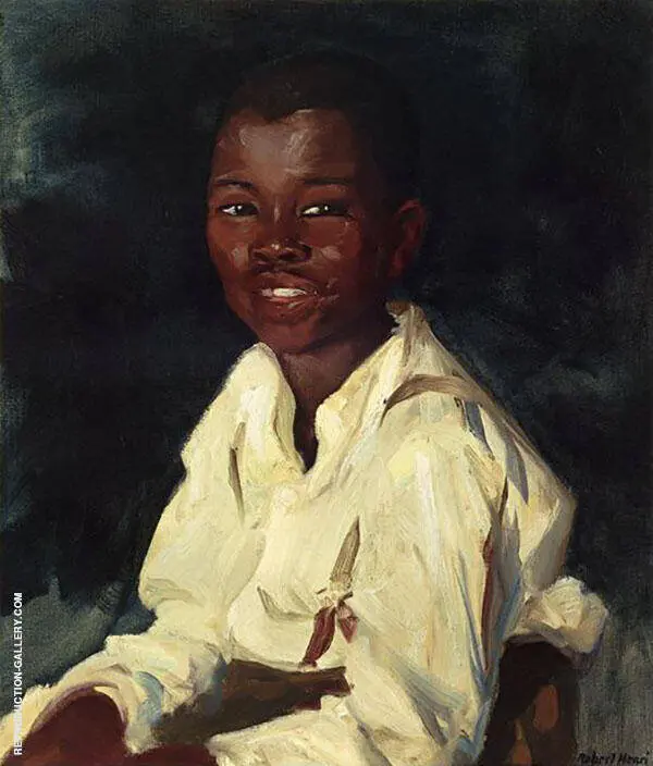 Sylvester Smiling 1914 By Robert Henri