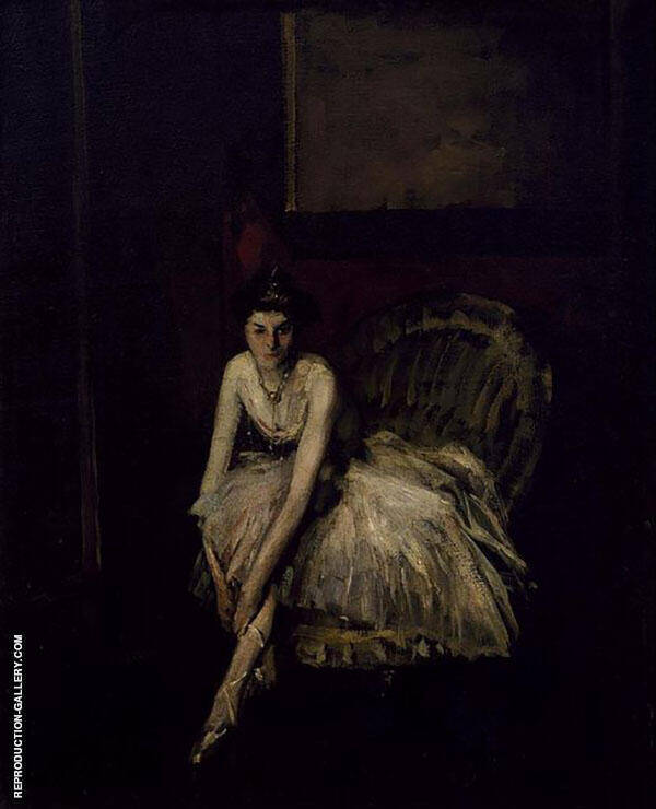 The Ballet Dancer 1901 by Robert Henri | Oil Painting Reproduction