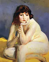 The Model Nude 1915 By Robert Henri