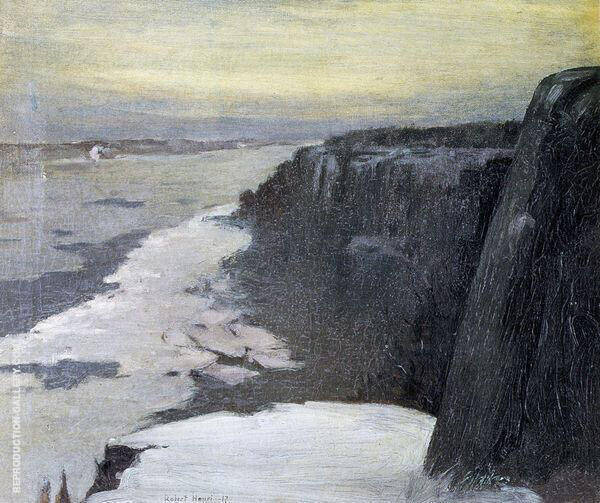 Upper Hudson 1917 by Robert Henri | Oil Painting Reproduction