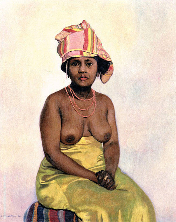African Woman 1910 by Felix Vallotton | Oil Painting Reproduction