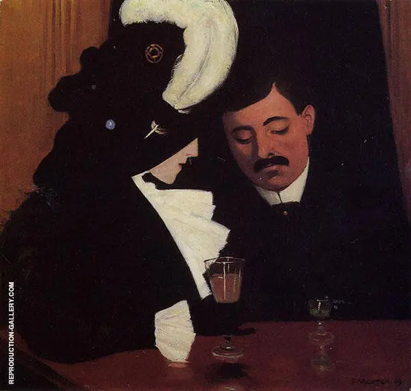 At The Cafe Provincial By Felix Vallotton
