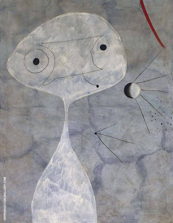 Man with a Pipe 1925 by Joan Miro | Oil Painting Reproduction