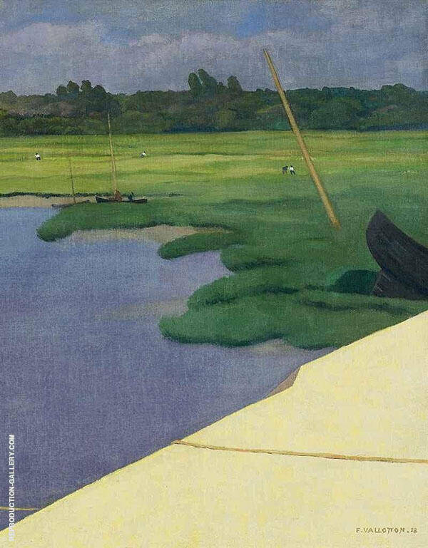 Berville Quay by Felix Vallotton | Oil Painting Reproduction