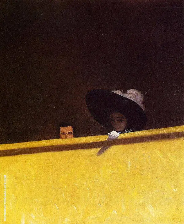 Box Seats at The Theater The Gentleman and The Lady 1909 By Felix Vallotton