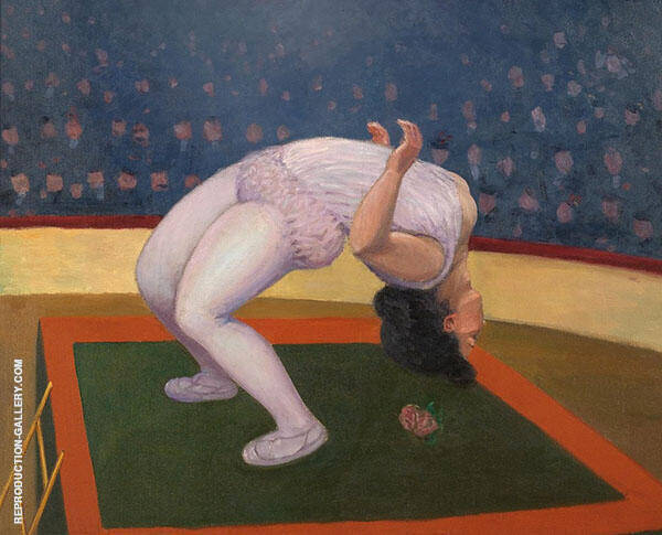 Female Acrobat by Felix Vallotton | Oil Painting Reproduction