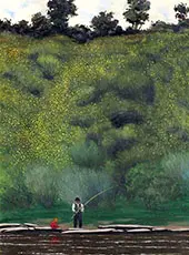 Flowering Broom Avallon By Felix Vallotton