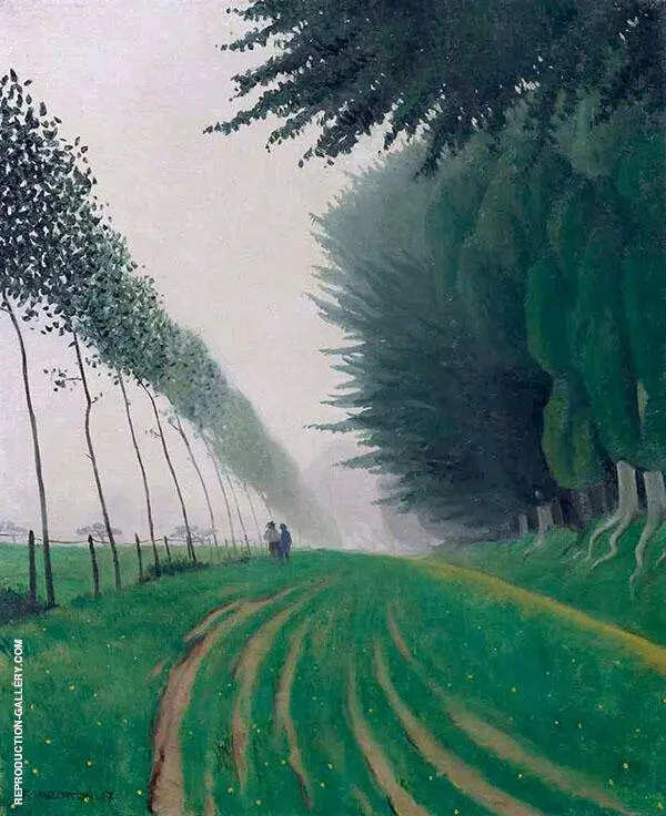 Fog Effect Honfleur By Felix Vallotton