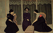 Gossip 1902 By Felix Vallotton