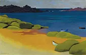 Harbor at Tregastel By Felix Vallotton