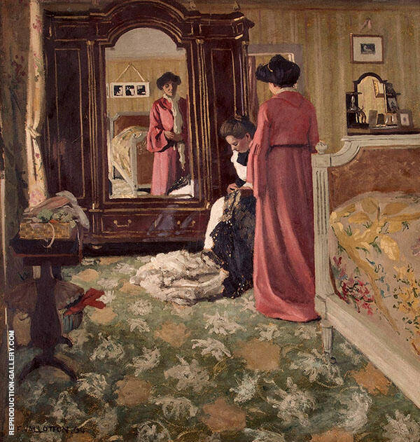 Interior 1904 by Felix Vallotton | Oil Painting Reproduction