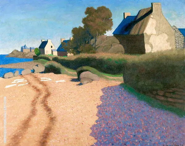 Landscape at Loguivy By Felix Vallotton