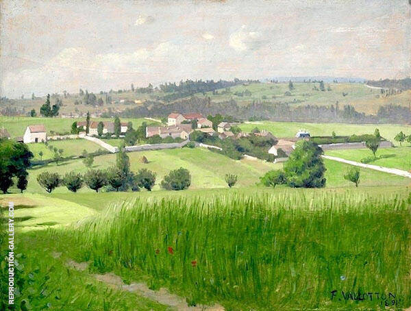 Landscape in Epinay sur Orges | Oil Painting Reproduction