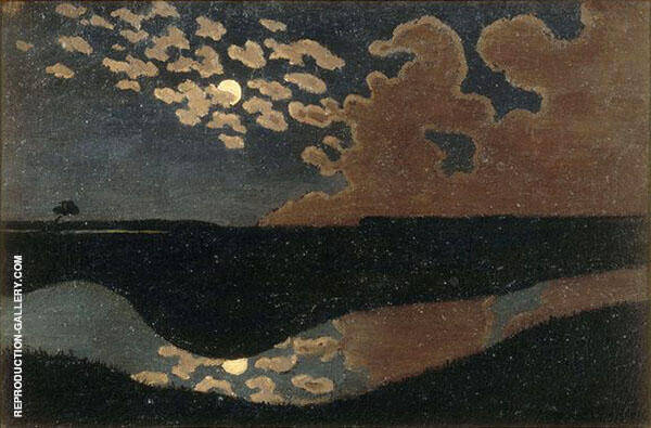 Moonlight 1895 by Felix Vallotton | Oil Painting Reproduction