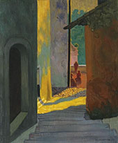 Old Street in Cagnes By Felix Vallotton