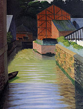 Part of The Town of Pont Audemer 1922 By Felix Vallotton