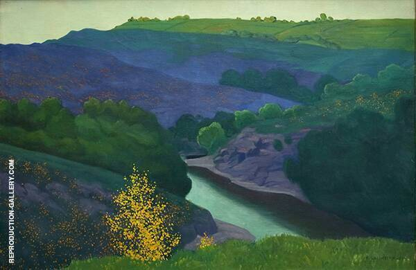 Paysage de la Creuse 1925 By Felix Vallotton