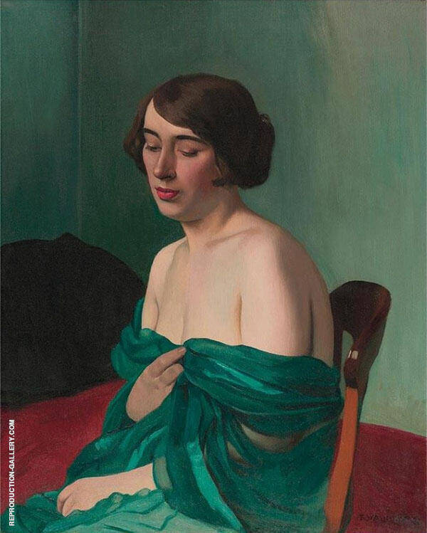Portrait of a Woman by Felix Vallotton | Oil Painting Reproduction