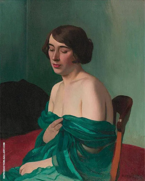Portrait of a Woman By Felix Vallotton