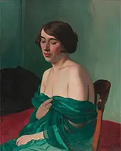 Portrait of a Woman By Felix Vallotton
