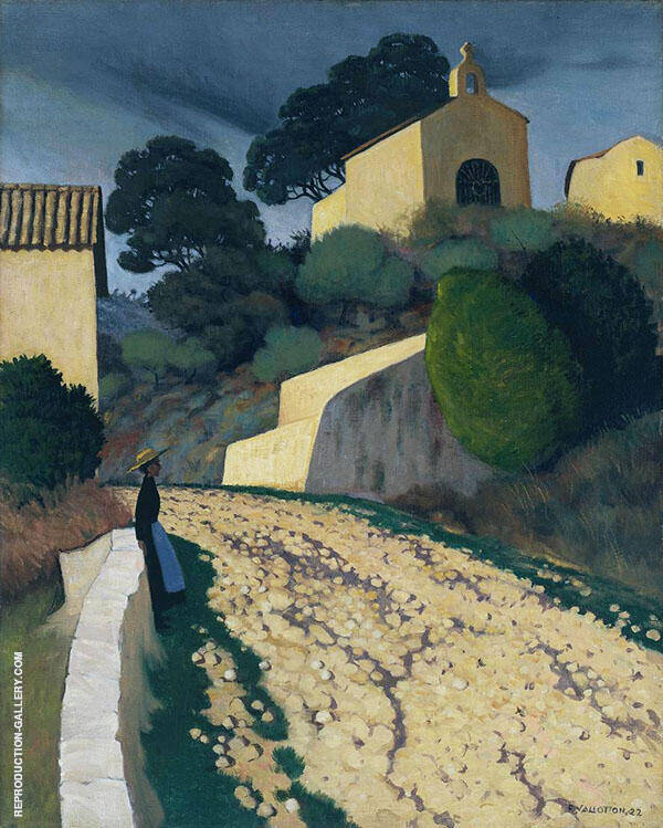 Road at St Paul Felix by Felix Vallotton | Oil Painting Reproduction