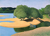 Sands on The Edge of The Loire 1923 By Felix Vallotton