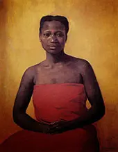Seated Black Woman front View 1911 By Felix Vallotton