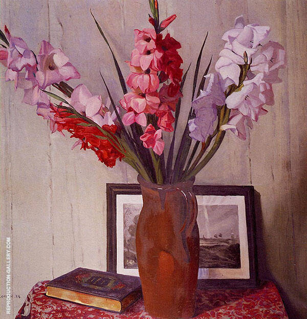 Still Life with Gladioli 1924 | Oil Painting Reproduction