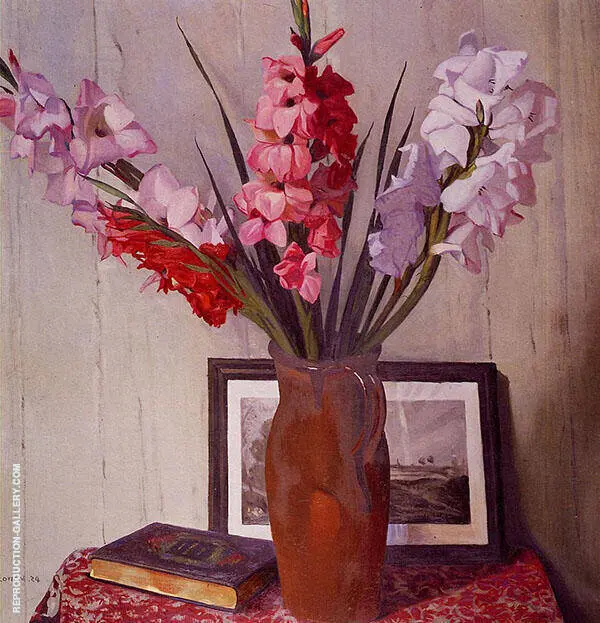Still Life with Gladioli 1924 By Felix Vallotton