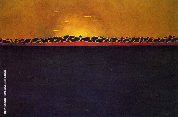 Sunset 1911 by Felix Vallotton | Oil Painting Reproduction