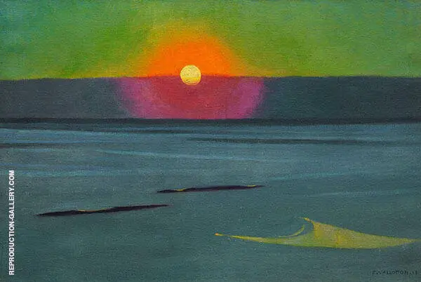 Sunset 1913 By Felix Vallotton