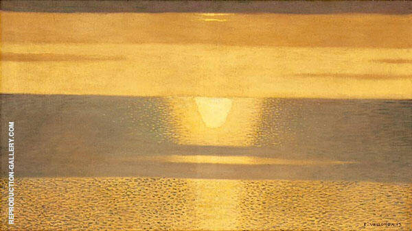 Sunset 1913 III by Felix Vallotton | Oil Painting Reproduction