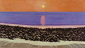 Sunset Villerville 1917 By Felix Vallotton
