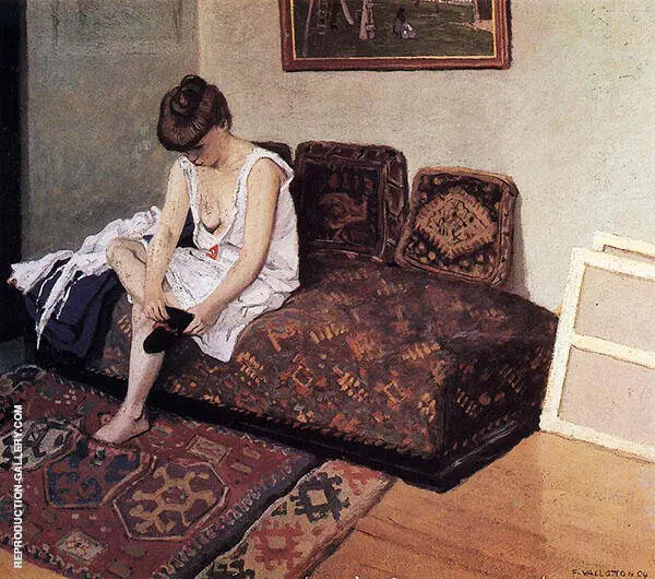 The Black Stocking 1904 By Felix Vallotton