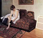 The Black Stocking 1904 By Felix Vallotton