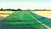 The Fields The Red Cross Plateau By Felix Vallotton