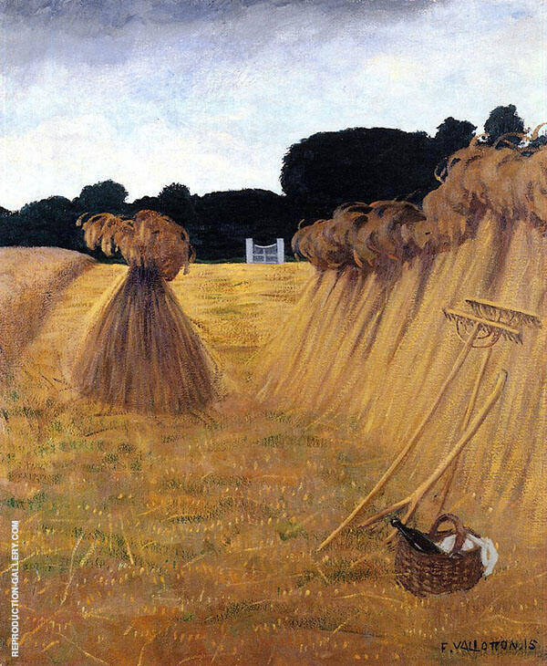The Sheaves 1915 by Felix Vallotton | Oil Painting Reproduction
