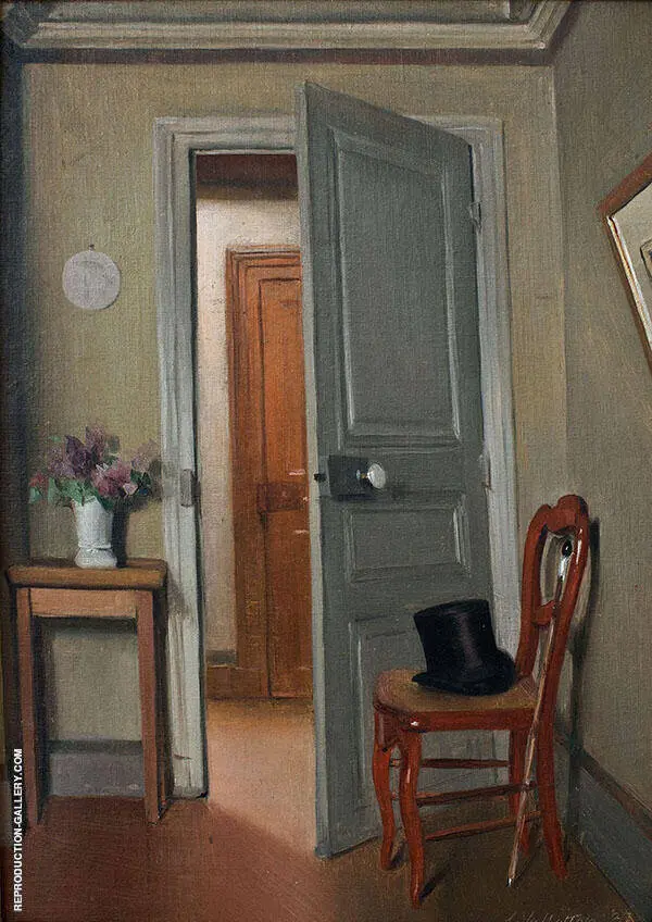 The Top Hat Interior 1887 By Felix Vallotton