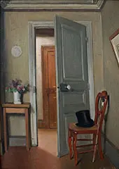 The Top Hat Interior 1887 By Felix Vallotton