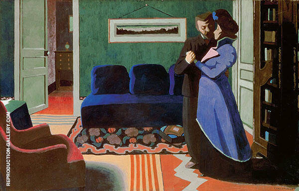 The Visit by Felix Vallotton | Oil Painting Reproduction