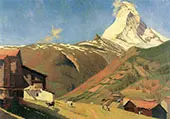 View of Zermatt By Felix Vallotton