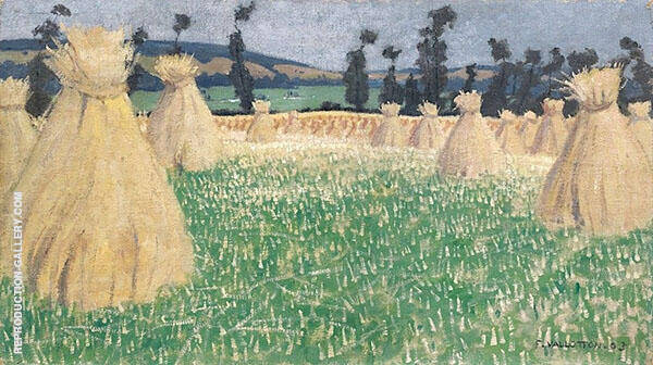 Wheat Arques la Bataille by Felix Vallotton | Oil Painting Reproduction